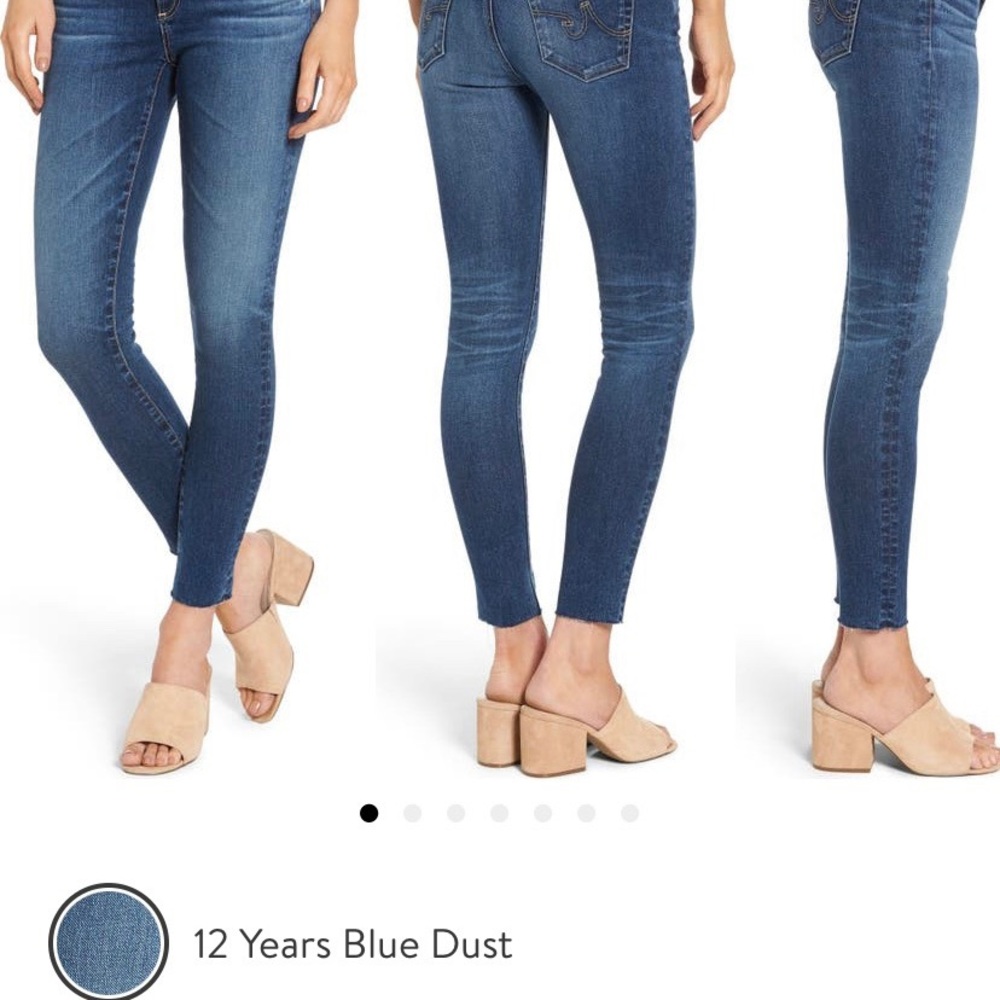 AG legging raw hem skinny jean